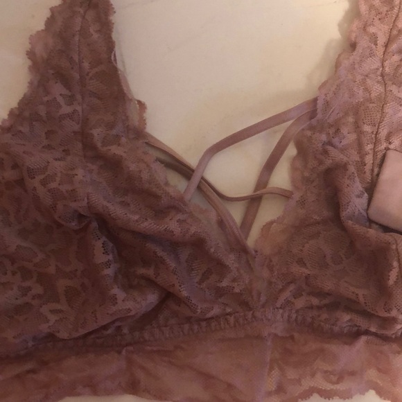 Pink Lace bralette size LG - Picture 3 of 4